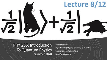 PHY 256 Lecture 8/12: Dynamics, Unitary Evolution, and Quantum Logic Gates