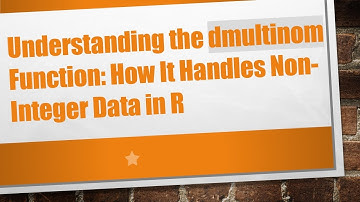 Understanding the dmultinom Function: How It Handles Non-Integer Data in R