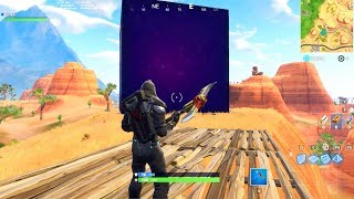 Fortnite giant purple Cube spawned! Fortnite battle royale