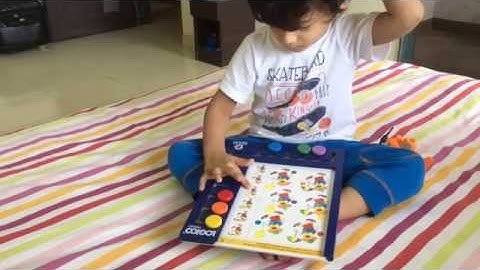 Moksh Plays With Logico Primo: Colours & Shapes_Part 1/2