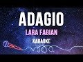 Lara Fabian Adagio Karaoke