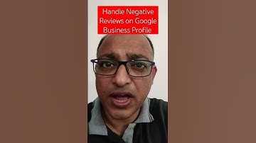 How to handle Negative Reviews on Google Profile? #googlereviews #googlereview