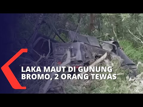 Sebuah Mobil Jeep Wisata Gunung Bromo Masuk Jurang, 2 Orang Tewas