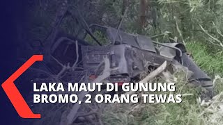 Sebuah Mobil Jeep Wisata Gunung Bromo Masuk Jurang, 2 Orang Tewas