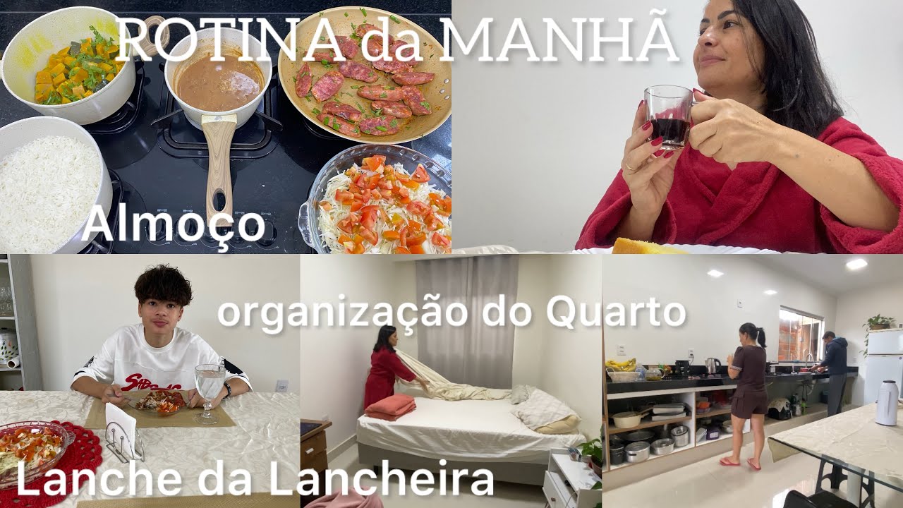 Rotina da manhã, atualização do armário da cozinha, almoço e lanche do Nick. 