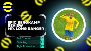 EPIC BOOSTER CARD BERGKAMP REVIEW: UNLEASHING LONG-RANGE DOMINANCE IN eFootball 2024 mobile