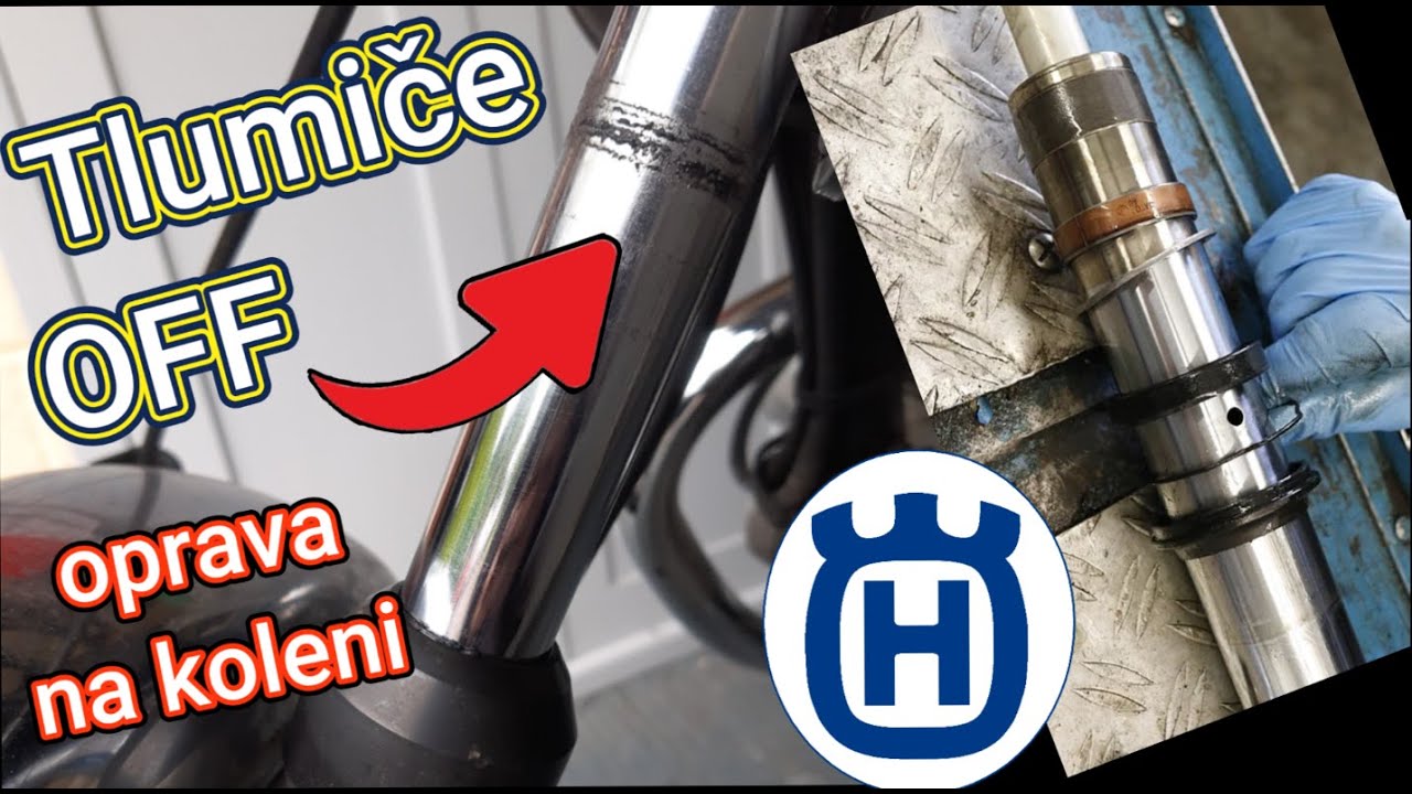 Výměna gufer tlumičů Husqvarna TE 610