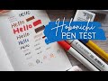 Hobonichi Pen Test