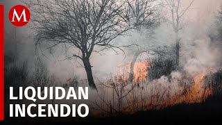 Equipo de rescate logra extinguir un incendio forestal después de 36 días de actividad en Oaxaca