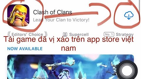 Hướng dẫn tải clash of clans ios