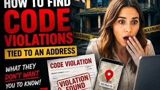 How to find code violations tied to an address