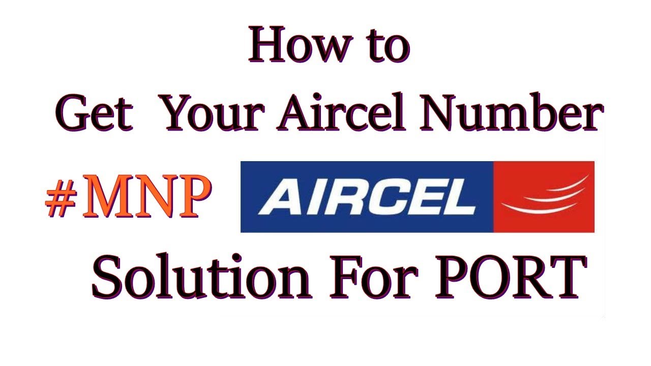 Solution For Aircel PORT 