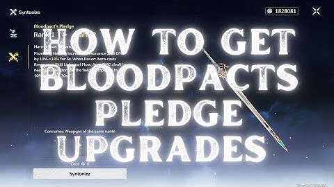 Wuthering Waves How & Where To Get Bloodpact