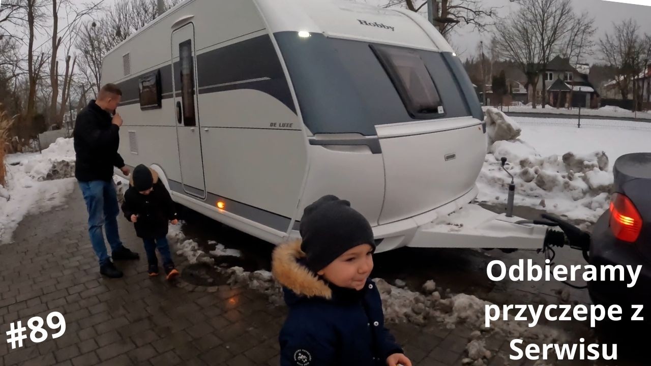 Odbieramy przyczepę z serwisu i wstawiam na zimę #89 #jagopodroze