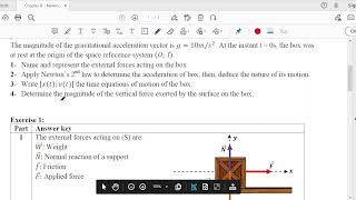 Motion along a Horizontal Plane - Application of Newton's 2nd Law