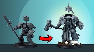 I make epic GREY KNIGHTS in 2025: Majestic Terminator KITBASH for Warhammer 40.000
