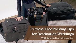 Destination Weddings: 9 Stress-Free Packing Tips for MUAs