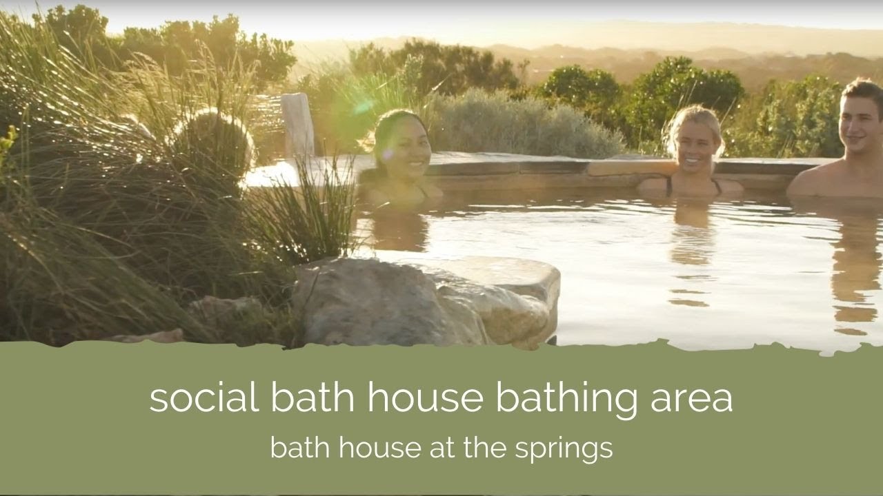 Social Bath House Bathing Area Peninsula Hot Springs YouTube
