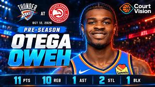 Otega Oweh - 11 Points, 10 Rebounds, 1 Assist vs Hawks - 2026-27 Preseason News