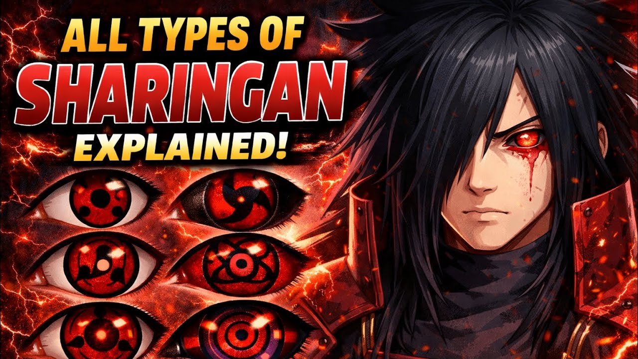 All types of Sharingan explained🔴  
