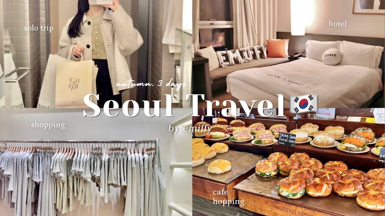 Solo trip to Seoul 🇰🇷🍂 | shopping, recommended food, cafés and beauty spots