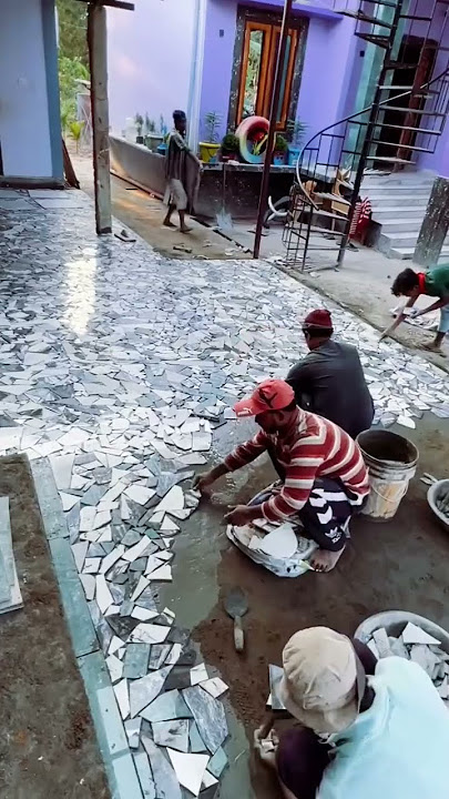 Broken tile flooring ideas. Tile flooring hacks. DIY broken tiles. Reuse broken tiles. #tilestyle