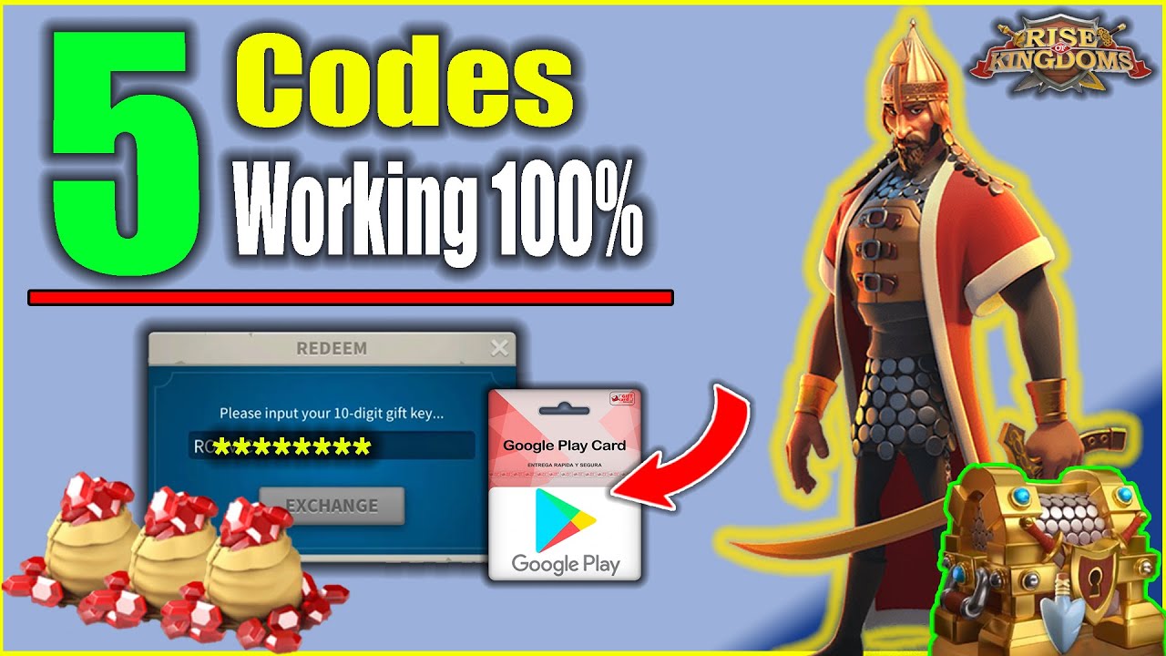 Rise of Kingdoms NEW code ROK New Codes codigos de rise of