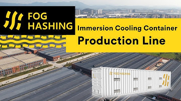 Fog Hashing production line of immersion cooling containers, delivery within 35 days