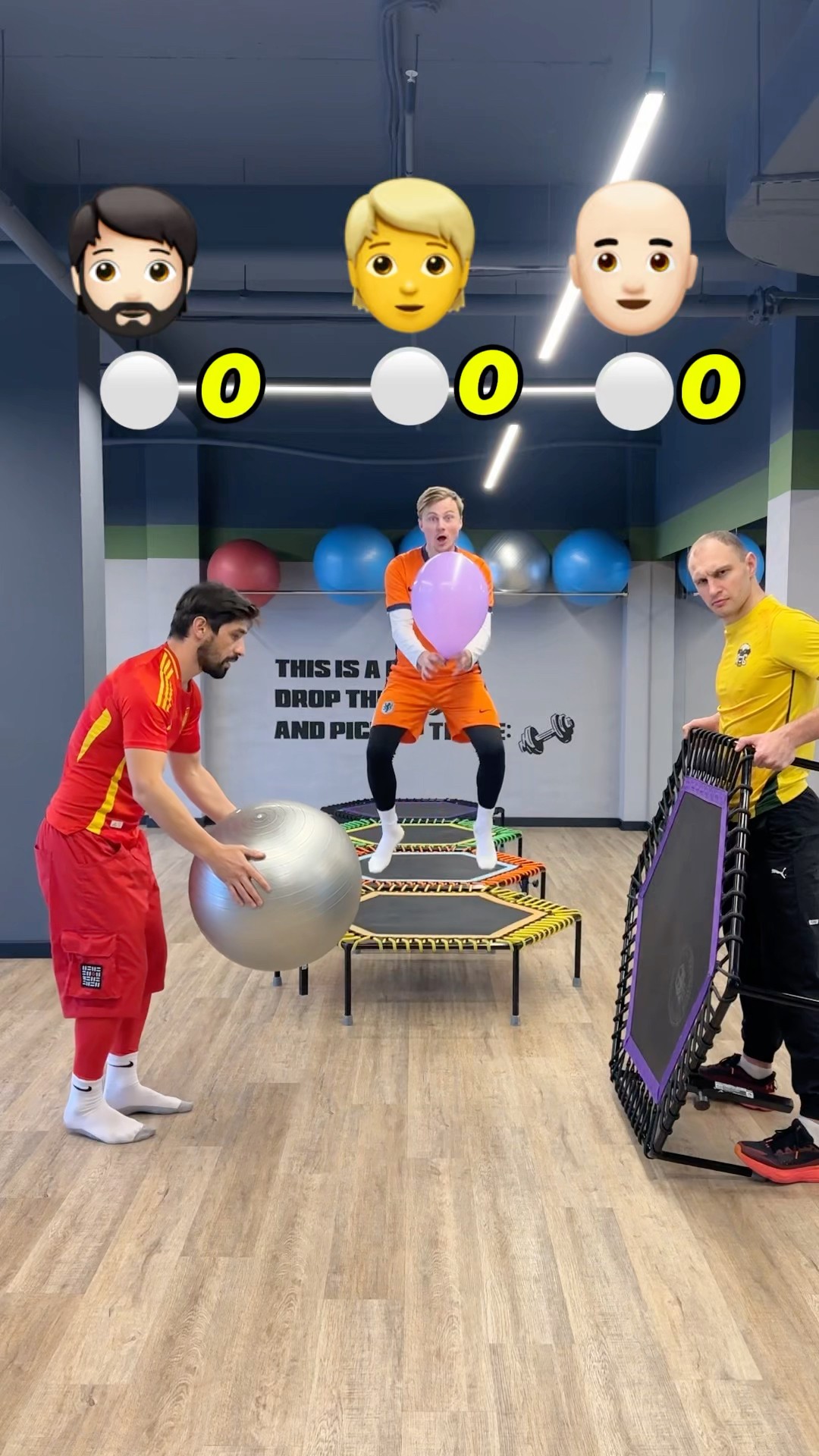 ❌ TRIED TO KEEP THE BALL IN PLAY. WHILE THE BALLOONS FALL ?