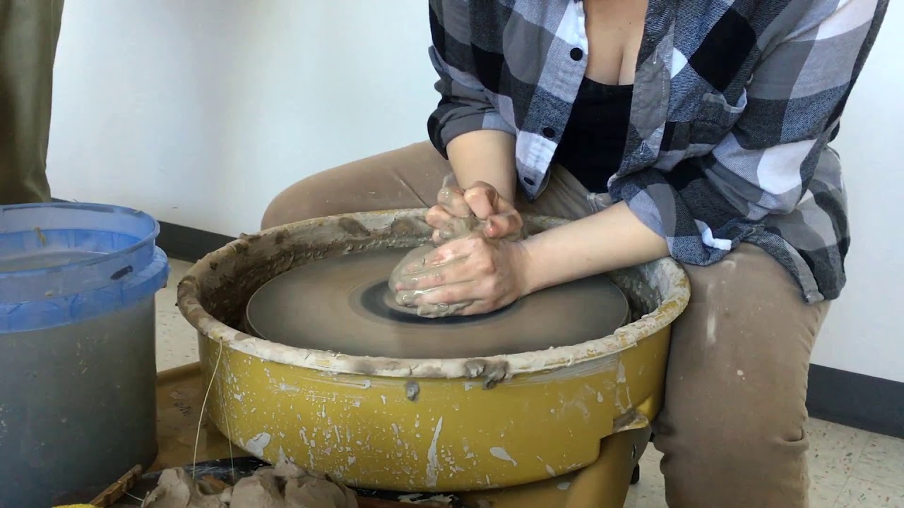 Throwing on the Pottery Wheel - YouTube