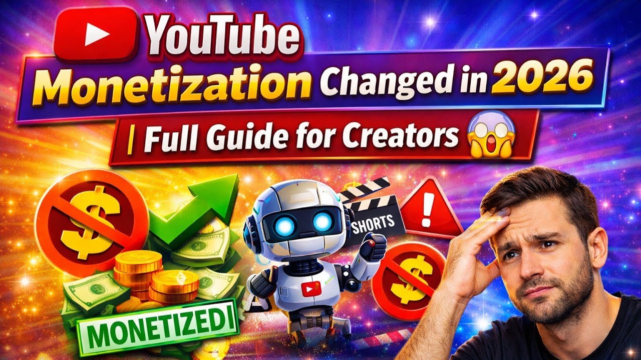 YouTube Monetization Changed in 2026 | Full Guide for Creators 😱 - YouTube