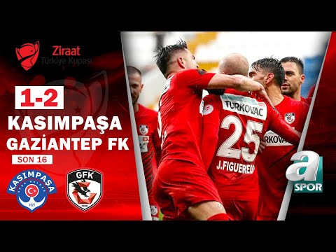 Kasımpaşa 1 - 2 Gaziantep FK MAÇ ÖZETİ (Ziraat Türkiye Kupası Son 16 Turu)