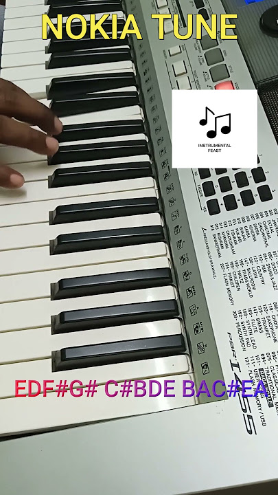 nokia ringtone @instrumentalfeast6551 #shortsfeed #shortsviral #nokiaringtone  #keyboardtutorial
