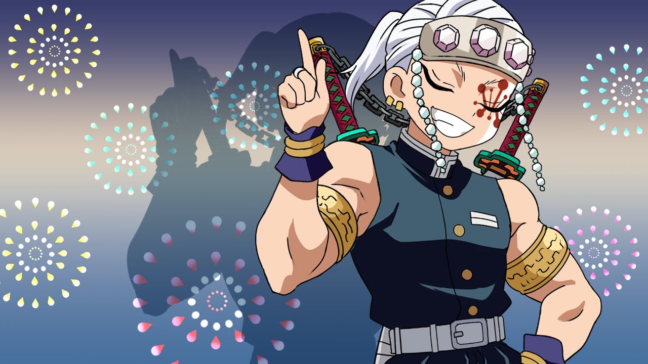 【手描き鬼滅の刃】天元でぷんちきぱやっぱーヾ(ﾟ∀ﾟ)ﾉ♪ / Demon Slayer Capirinha