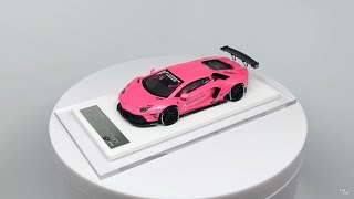 Liberty Walk/LB Performance 1/64 - Lamborghini Aventador - Pink