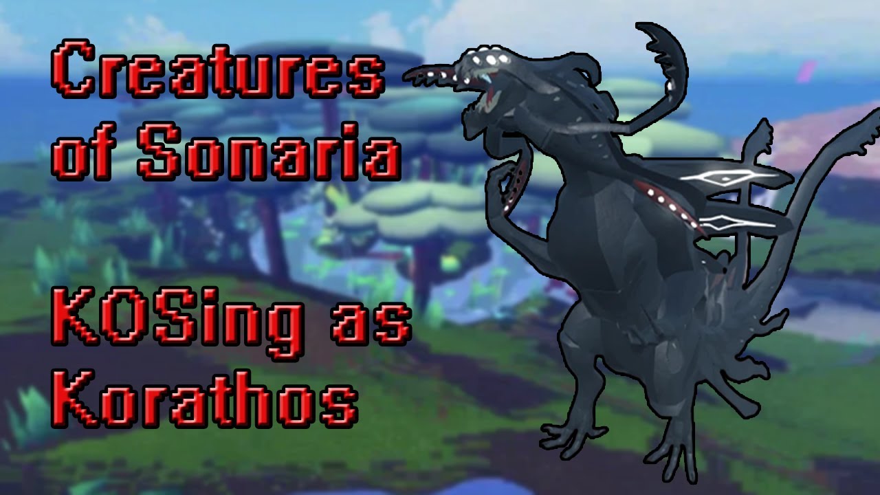 Korathos soon to be coming to creatures of sonaria! This is going to