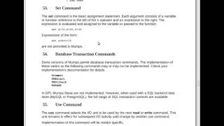 Mumps Programming Language Tutorial Part 12