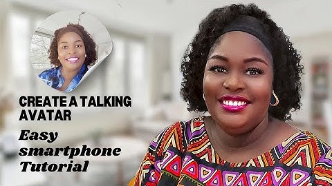 Create a talking Avatar with your photo and voice | Easy smartphone Tutorial