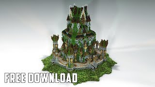 Minecraft Timelapse | Speedbuild Free / Creative / Citybuild - Spawn 1/3 + Free Download [HD]