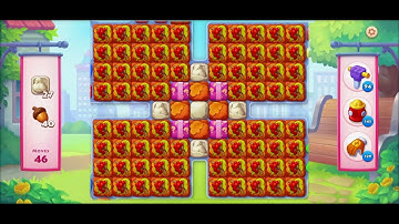 TOWNSHIP   Colorful Puzzle  Match -3  game level # 1699