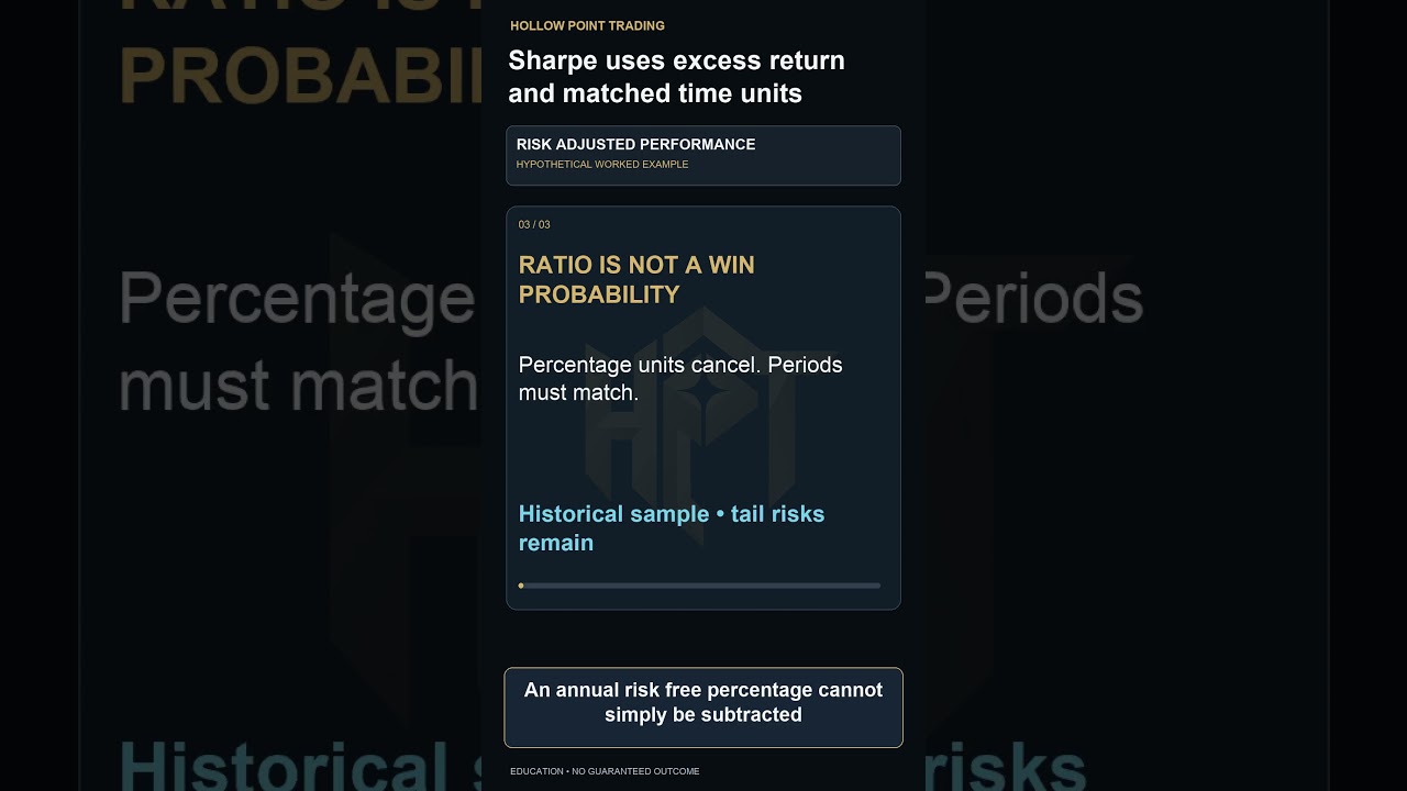 Sharpe Ratio Explained: Returns, Risk, and Time Units