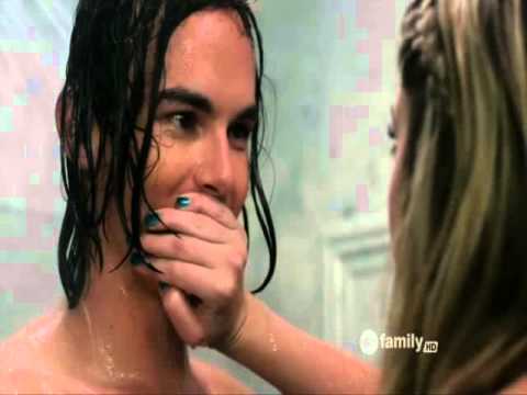 Pretty Little Liars - Hanna and Caleb shower scene - 01x18