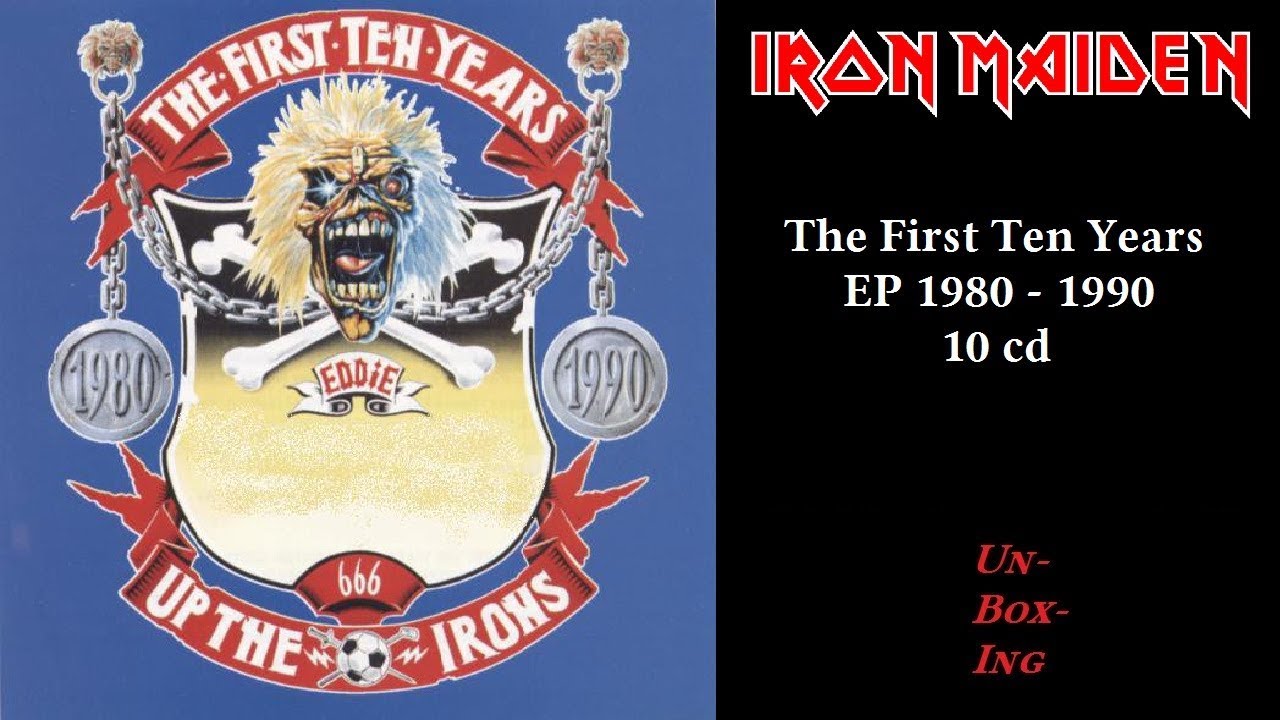 UNBOXING Iron Maiden - The first ten years EP 1980 - 1990 (10 cd 
