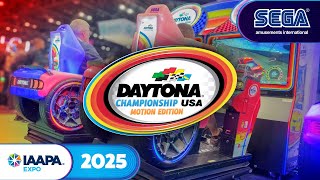 Daytona Championship USA Motion Edition @ IAAPA Expo | Sega Amusements screenshot 5