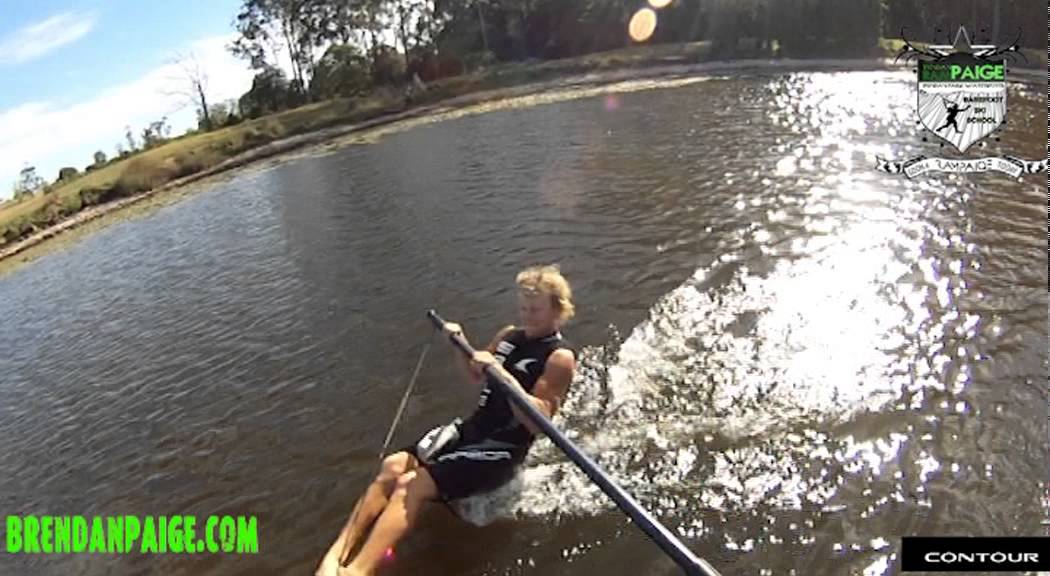 HOW TO BAREFOOT Deep Water Start off Boom YouTube