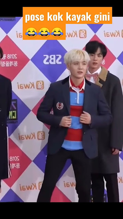 suga pose malah bikin ngakak #suga #minyoongi #bts
