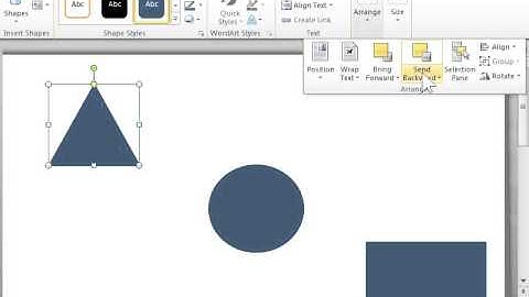 Rotate a Drawing Object 90 Degrees to the Left - Word 2010