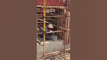 Installing columns formwork #shorts