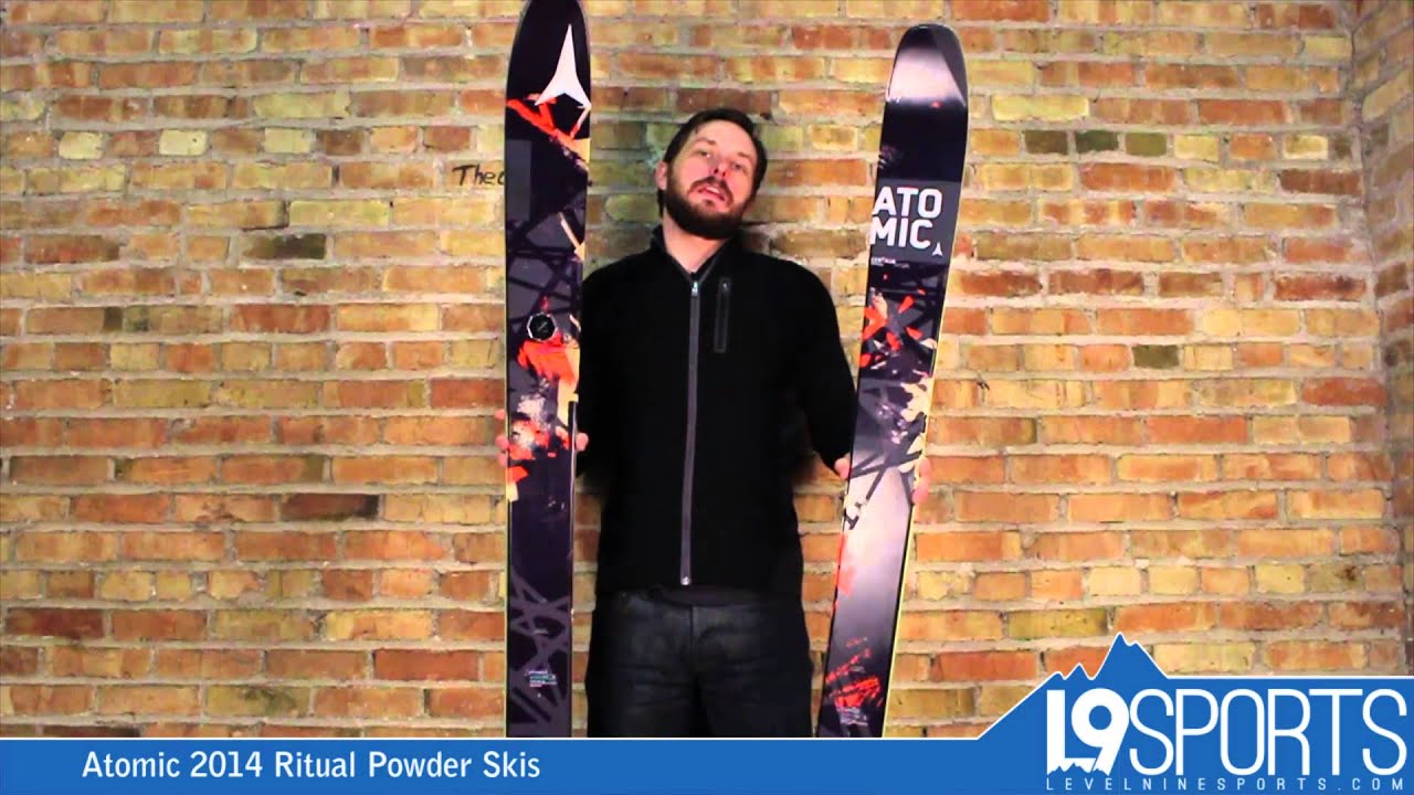 Atomic 2014 Ritual Powder Skis - YouTube