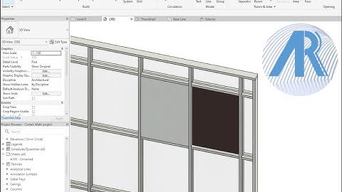 Custom Panels for curtain walls revit tutorial